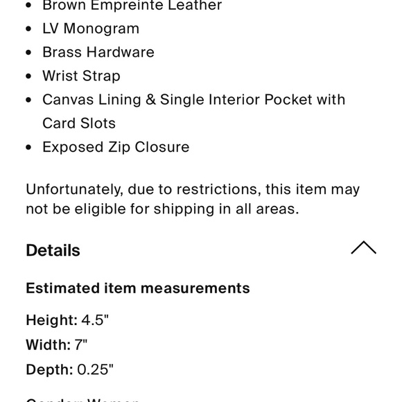 Louis Vuitton LV Monogram Empreinte Leather Wristlet - Picture 4 of 10